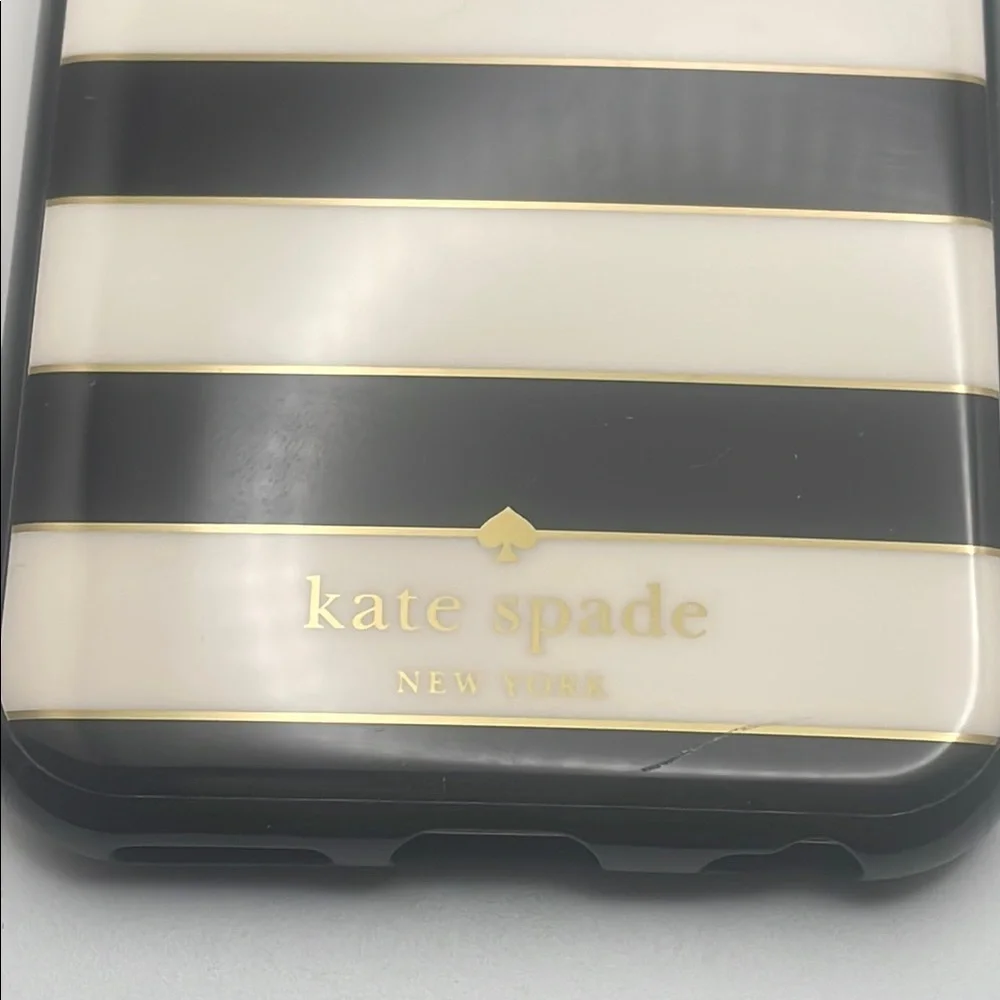 Kate Spade Black and Cream Bag Set with Turquoise Case - Picture 2 of 16